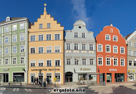180 Grad am Morgen Landshut Altstadt 