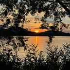 Sonnenuntergang am Hopfensee