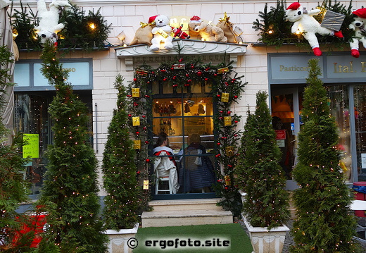 Eisdiele im Winter