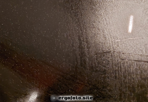 Eisstruktur auf der Fronscheibe