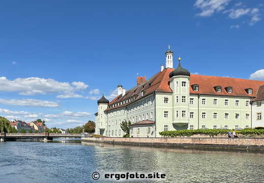 Heilig Geist Brücke und Spital Landshut
