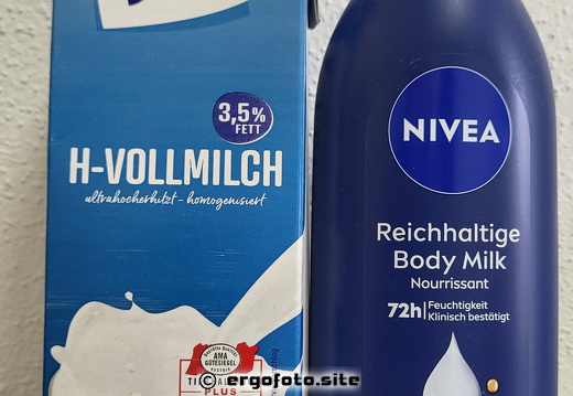 Milch für innen und außen