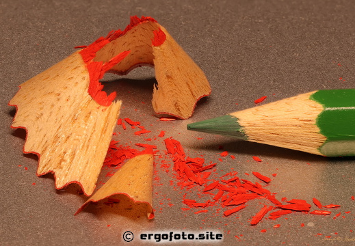 Spuren von rot...
