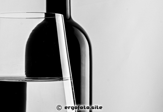 Monatsthema "Schwarzweiss": Glasexperiment